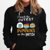 Teachers Gift Cutest Pumpkins Patch Halloween Face Mask Hoodie