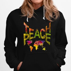 Teachpeace Around The Globe Hoodie