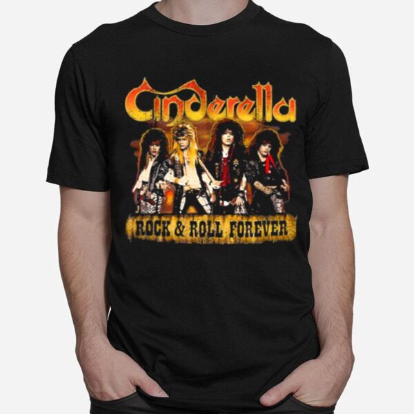 Team Music Rock N Roll Cinderella Band Vintage T-Shirt