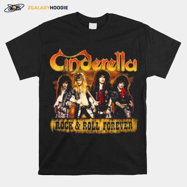 Team Music Rock N Roll Cinderella Band Vintage T-Shirt