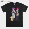 Team Rocket Members Jessie James And Meowth In The Pokemon T-Shirt