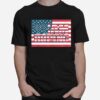 Team Roping American Flag T-Shirt