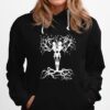 Teamstrange Strange Love Skeleton Tree Rocking Design Hoodie