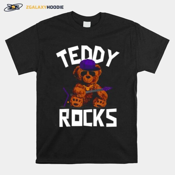 Teddy Bear Rock And Roll Lovers T-Shirt