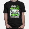 Teenager Level 15 Unlocked Video Game 15Th 2006 Birthday T-Shirt