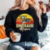 Tegu Lizard Reptile Tiny Dinosaur Keeper Retro Herpetologist Sweater