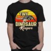 Tegu Lizard Reptile Tiny Dinosaur Keeper Retro Herpetologist T-Shirt