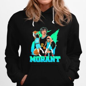 Temetrius Jamel Ja Morant Retro Fanart Hoodie