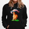 Tenacious Unicorn Ranch Llama Holding The Russia Flag Hoodie