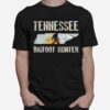 Tennessee Bigfoot Hunter Sunset T-Shirt