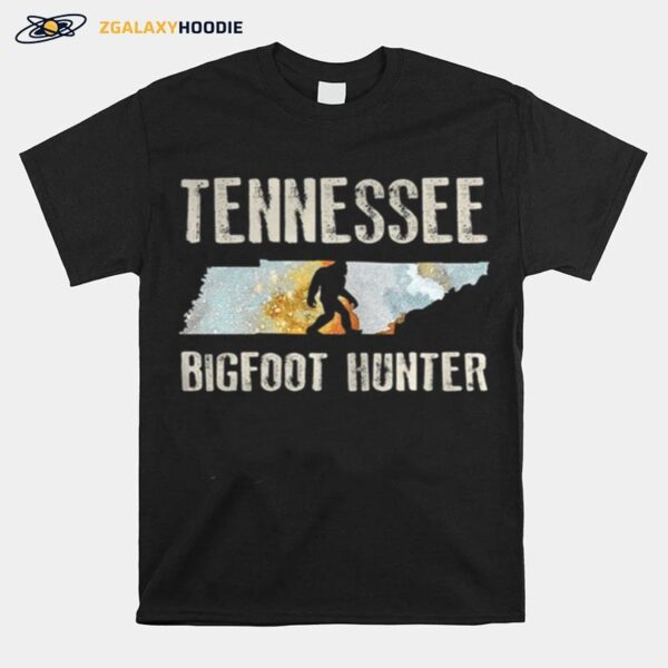 Tennessee Bigfoot Hunter Sunset T-Shirt