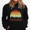 Tennessee City Skyline Art Vintage Retro Sunset Nashville Hoodie