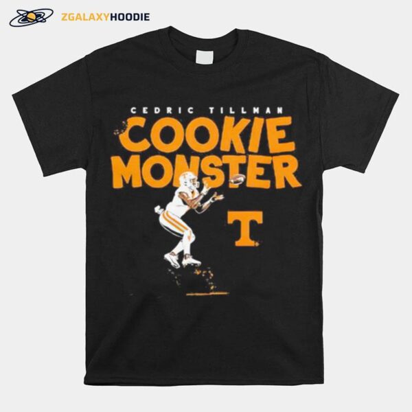 Tennessee Football Cedric Tillman Cookie Monster T-Shirt