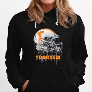 Tennessee Vols Original Dripping Football Helmet Black Hoodie