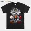 Tennessee Volunteers 52 Vs Alabama Crimson Tide 49 Champions 2022 Vols Beat Bama T-Shirt