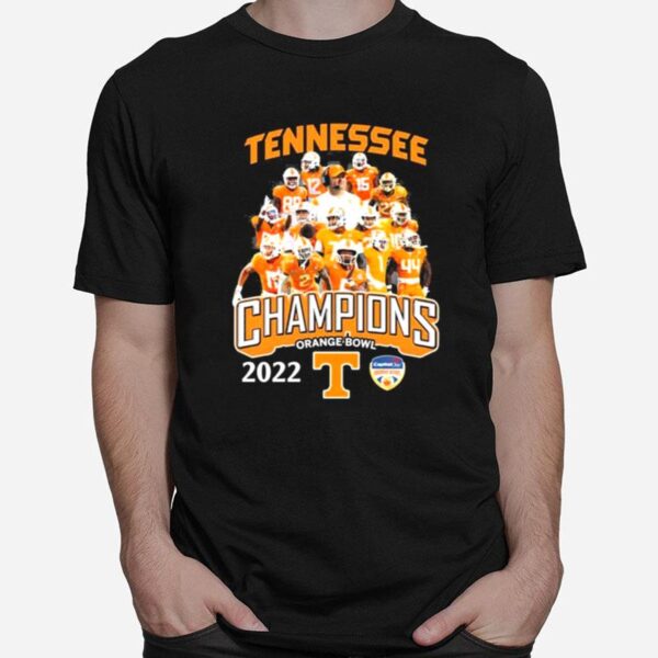 Tennessee Volunteers Champions Orange Bowl 2022 T-Shirt