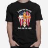 Tennessee Volunteers Team Stand For The Flag Kell For The Cross T-Shirt