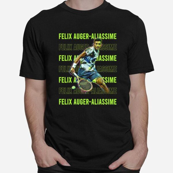 Tennis Slice Canada Tennis Felix Auger Aliassime Name T-Shirt