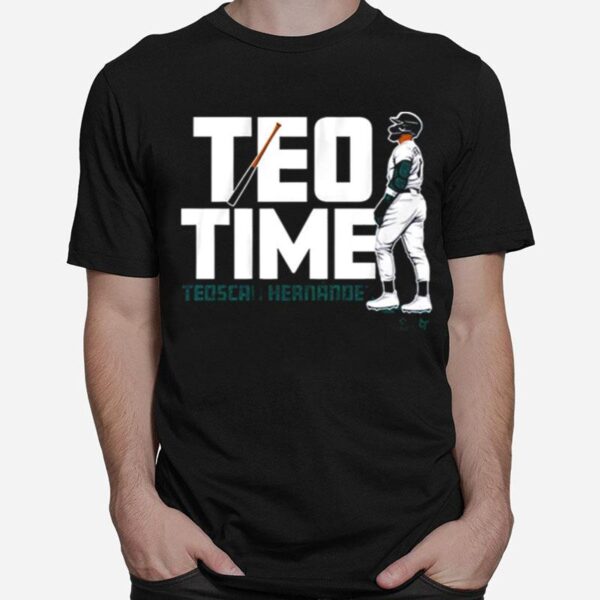 Teoscar Hernandez Teo Time Seattle T-Shirt