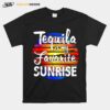 Tequila Is My Favorite Sunrise Vintage T-Shirt