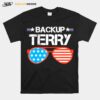 Terry American Flag Usa 4Th Of July Sunglasses Gift T-Shirt