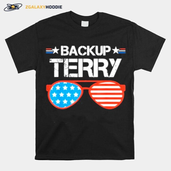 Terry American Flag Usa 4Th Of July Sunglasses Gift T-Shirt