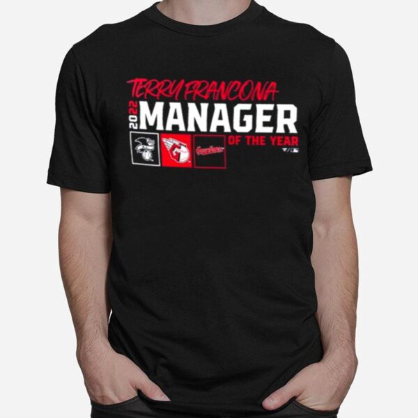 Terry Francona Cleveland Guardians 2022 Al Manager Of The Year T-Shirt