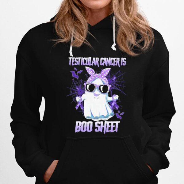 Testicular Cancer Is Boo Sheet Happy Halloween Hoodie