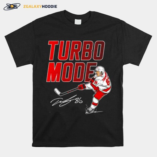 Teuvo Teravainen Turbo Mode Signature T-Shirt