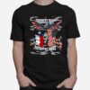 Texan By Blood American By Birth Patriot By Choice Eagle American Flag T-Shirt