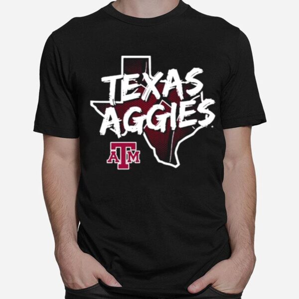 Texas Aggies Basketball Texture 2022 T-Shirt