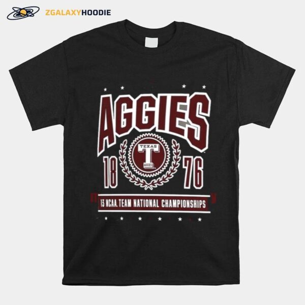 Texas Am Aggies Adidas 13 Ncaa Team National Championships Reminisce T-Shirt