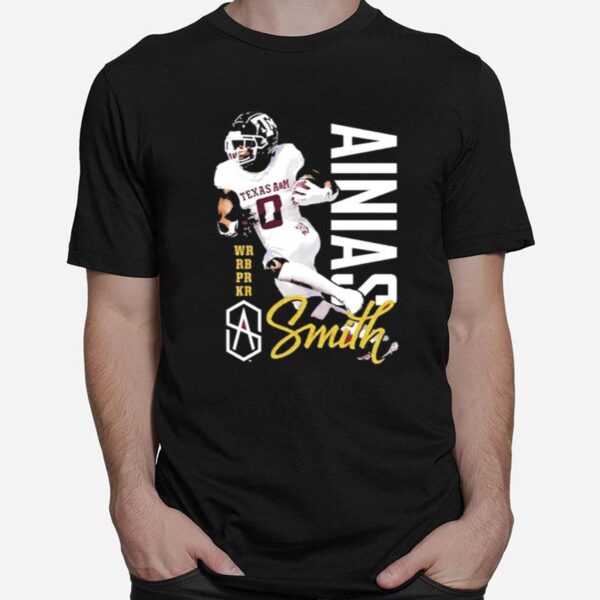 Texas Am Ainias Smith Photo Pose Comfort T-Shirt