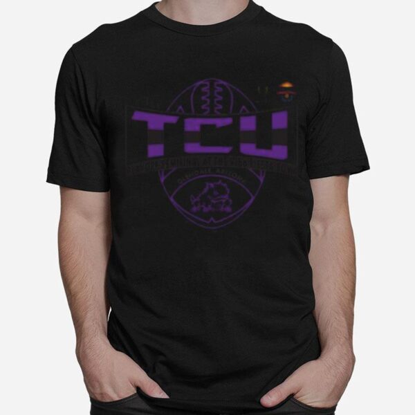 Texas Christian University Football 2022 Fiesta Bowl Playoff Bound T-Shirt