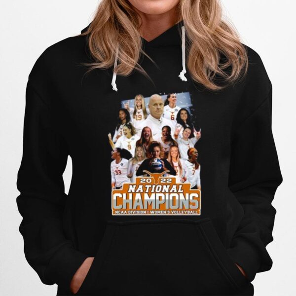 Texas Longhorn Team 2022 National Champions Ncaa Division I Womens Volleyball Hoodie