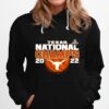 Texas Longhorn Volleyball 2 Sided National Champions 2022 Tee Hoodie