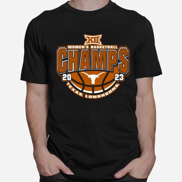 Texas Longhorns 2023 Big 12 Womens Champions T-Shirt