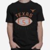 Texas Longhorns Football 05 Bijan Robinson T-Shirt