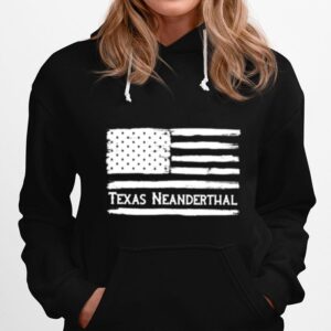 Texas Neanderthal American Flag Hoodie