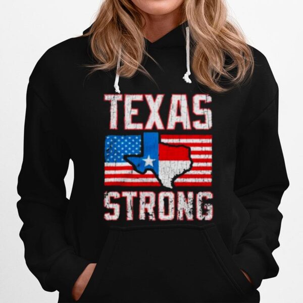 Texas Strong American Flag Hoodie