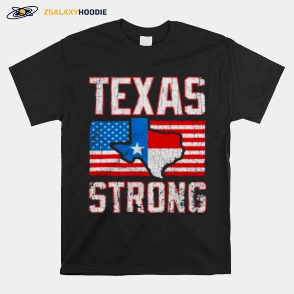 Texas Strong American Flag T-Shirt