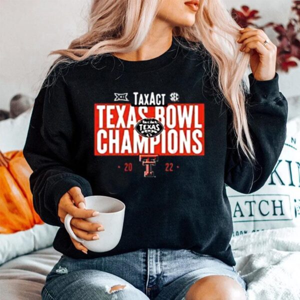 Texas Tech Red Raiders 2022 Texas Bowl Champions Sweater