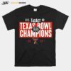 Texas Tech Red Raiders 2022 Texas Bowl Champions T-Shirt