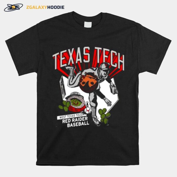 Texas Tech Red Raiders Bean Ball Baseball T-Shirt