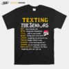 Texting For Seniors Bff Best Friends Fell T-Shirt