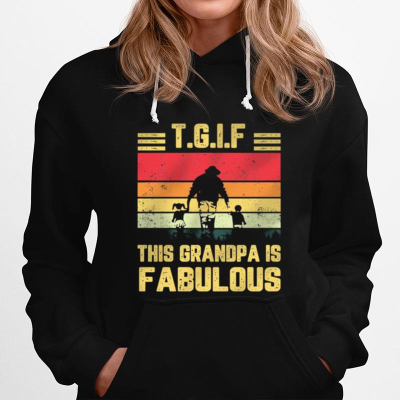 Tgif This Grandma Is Fabulous Vintage Hoodie