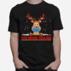 Th Merry Christmas 5Th Grade Teacher Reindeer Apparel T-Shirt