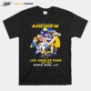 Thank You Andrew Los Angeles Rams 2017 2022 Super Bowl Lvi Signatures T-Shirt