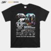 Thank You For The Memories 20 Years Of Fast Furious With 10 Movies Signatures T-Shirt