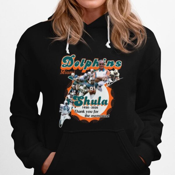 Thank You For The Memories Don Shula Signature Hoodie